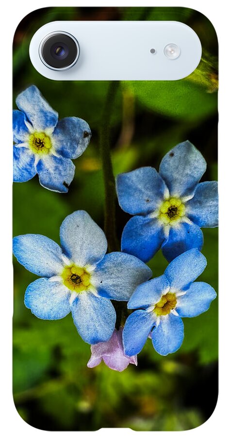 Blue flowers - Phone Case