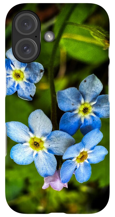 Blue flowers - Phone Case