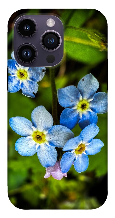 Blue flowers - Phone Case