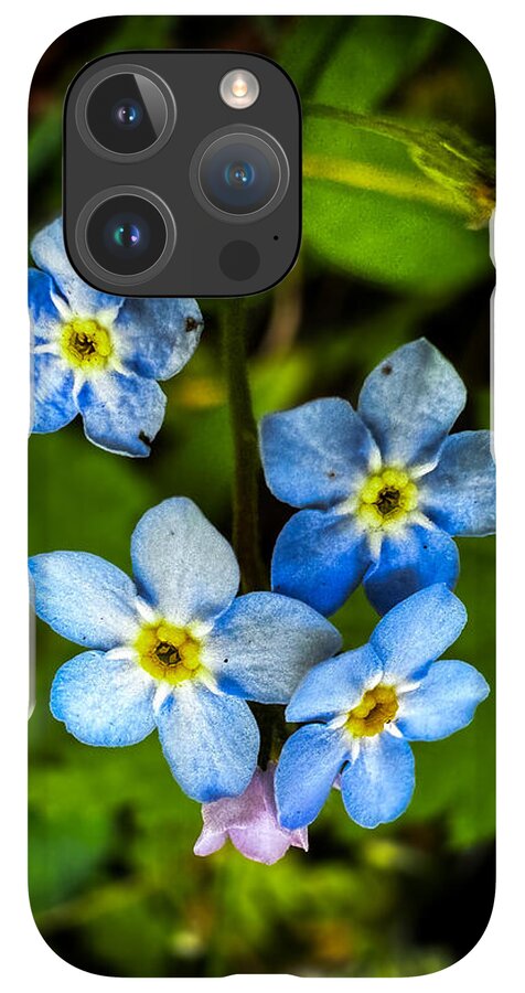 Blue flowers - Phone Case