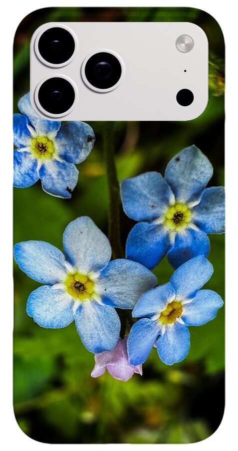 Blue flowers - Phone Case