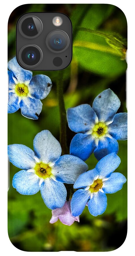 Blue flowers - Phone Case