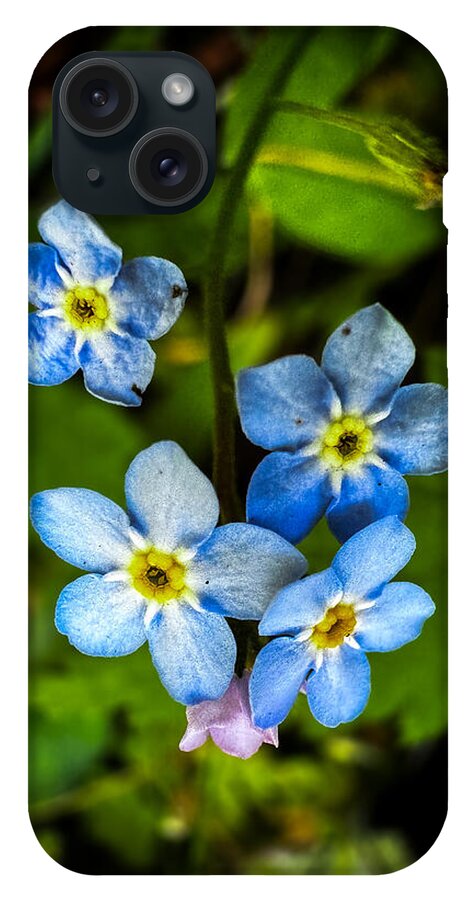 Blue flowers - Phone Case