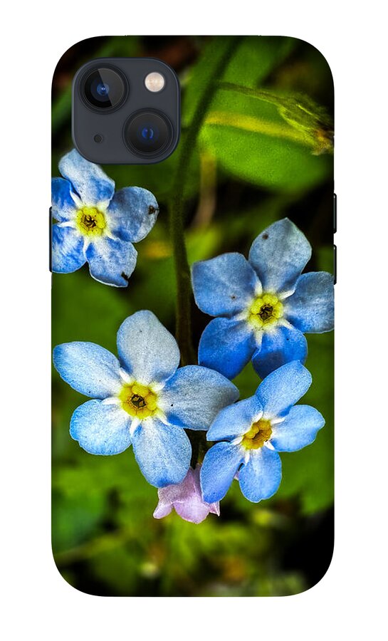 Blue flowers - Phone Case