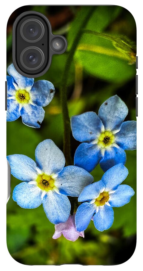 Blue flowers - Phone Case
