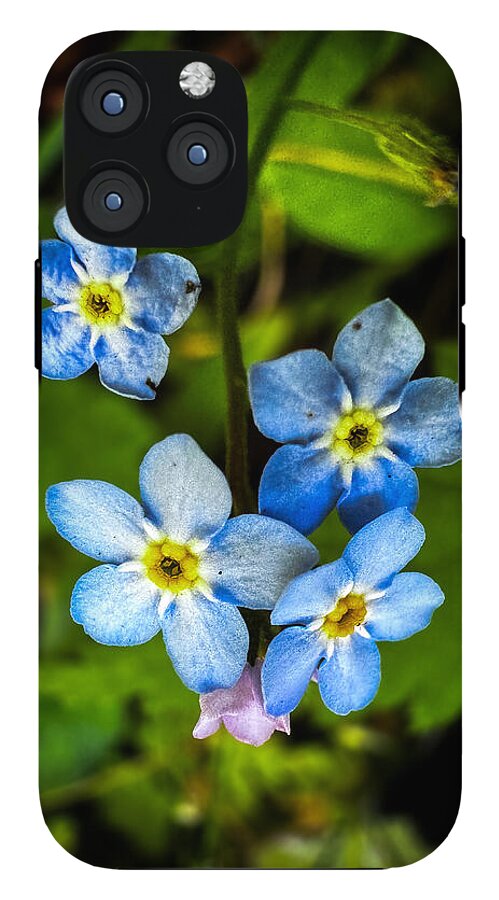 Blue flowers - Phone Case