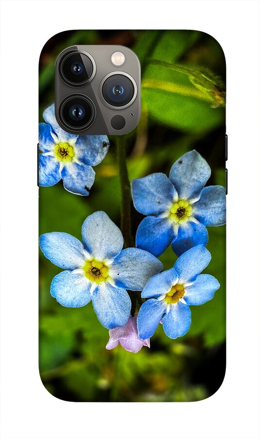 Blue flowers - Phone Case