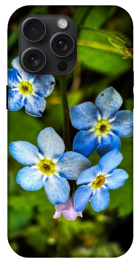 Blue flowers - Phone Case