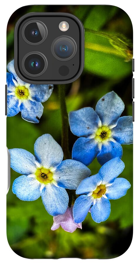 Blue flowers - Phone Case