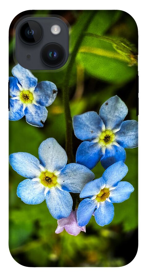 Blue flowers - Phone Case