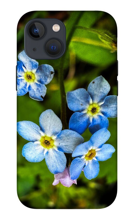 Blue flowers - Phone Case