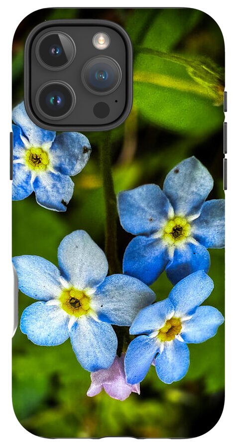 Blue flowers - Phone Case