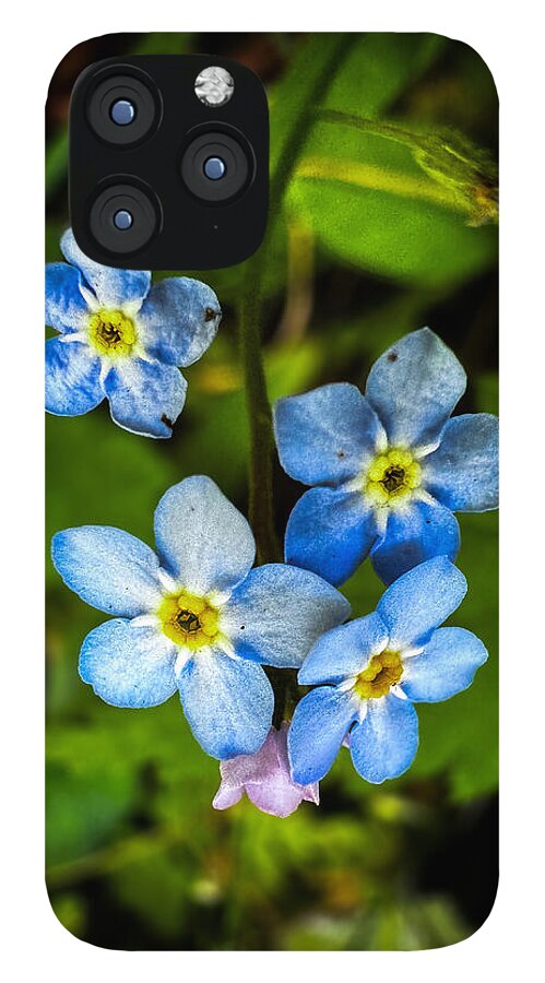 Blue flowers - Phone Case