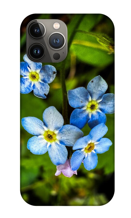 Blue flowers - Phone Case