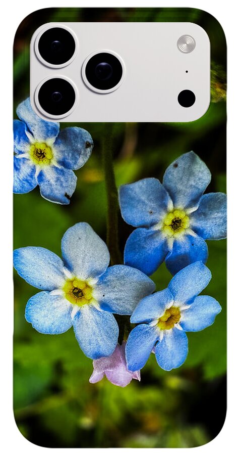 Blue flowers - Phone Case