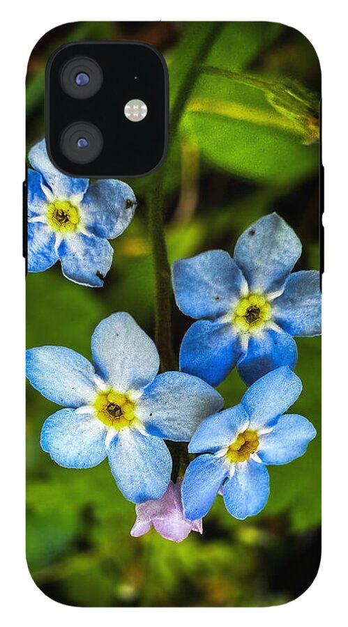 Blue flowers - Phone Case