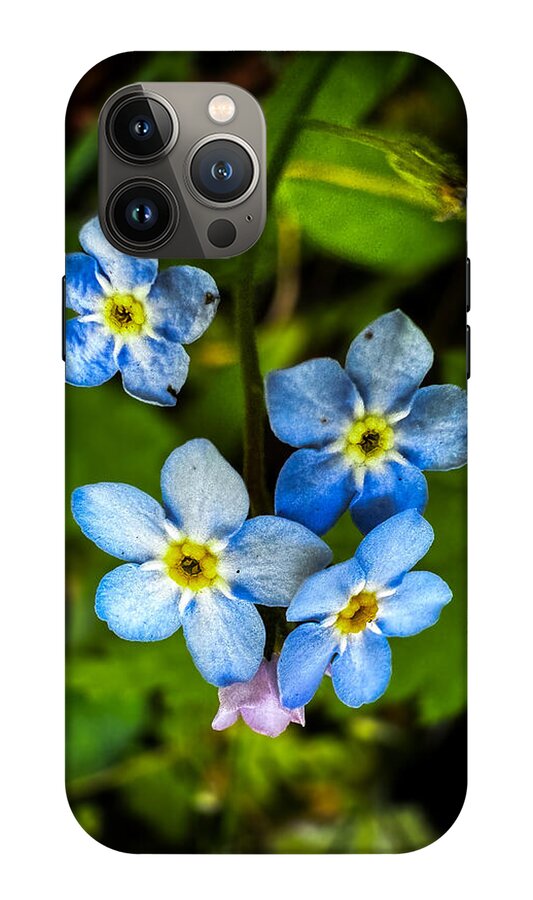 Blue flowers - Phone Case
