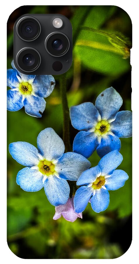 Blue flowers - Phone Case