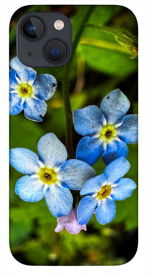 Blue flowers - Phone Case