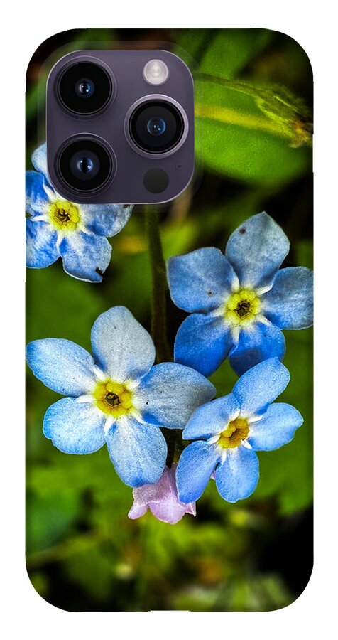 Blue flowers - Phone Case