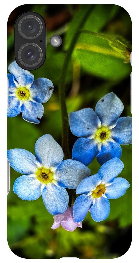 Blue flowers - Phone Case