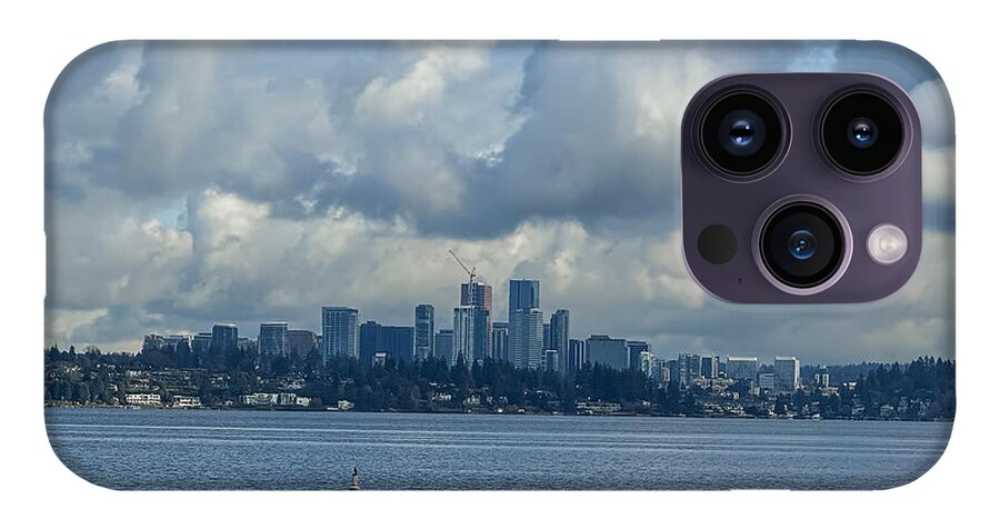 Clouds above the city - Phone Case