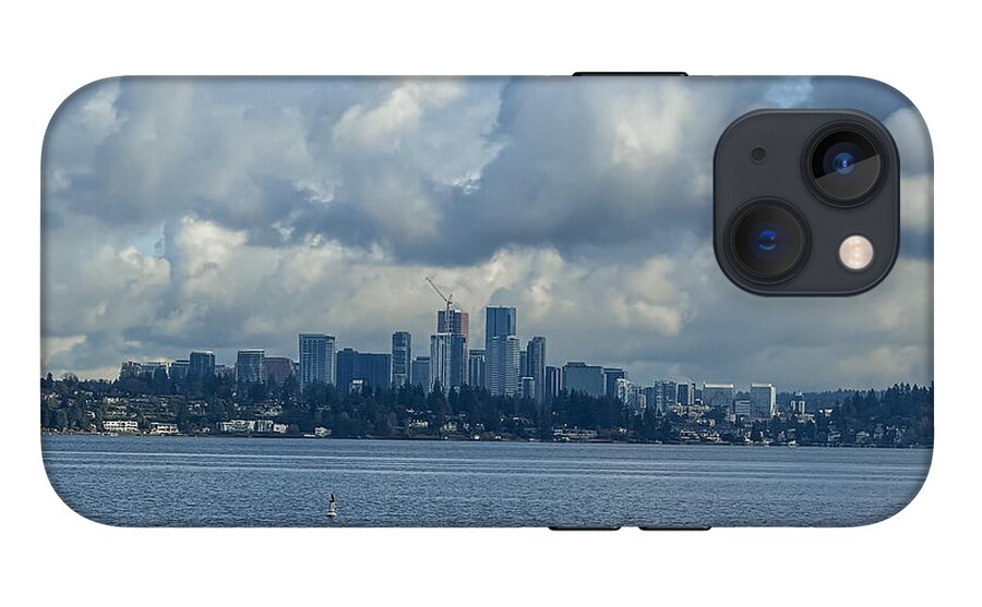 Clouds above the city - Phone Case