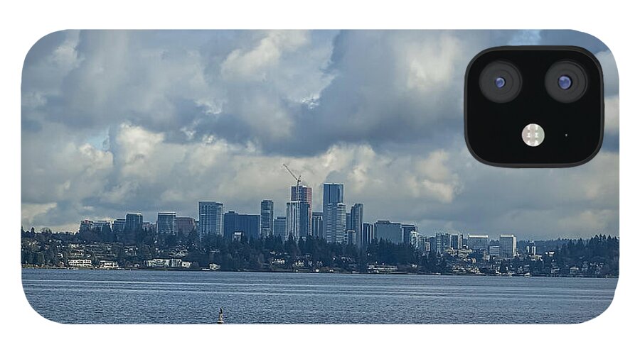 Clouds above the city - Phone Case