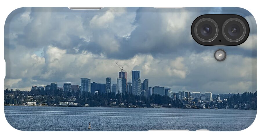 Clouds above the city - Phone Case