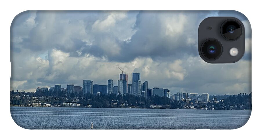 Clouds above the city - Phone Case
