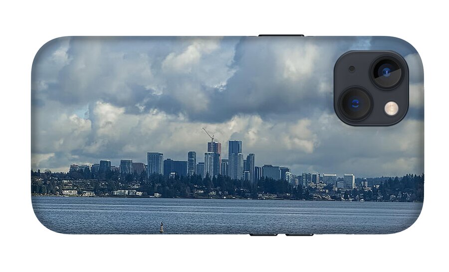 Clouds above the city - Phone Case