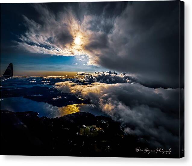 Clouds in the sky - Canvas Print