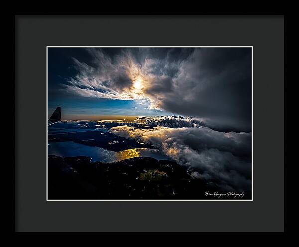 Clouds in the sky - Framed Print