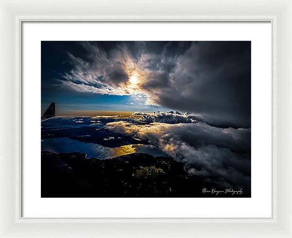 Clouds in the sky - Framed Print
