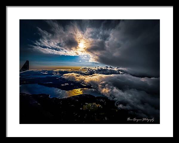 Clouds in the sky - Framed Print