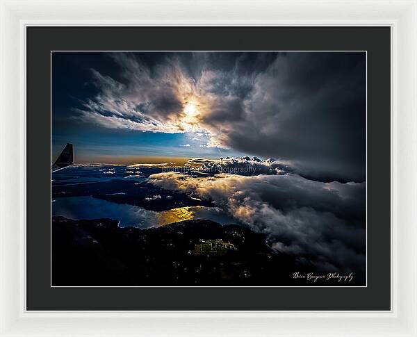 Clouds in the sky - Framed Print