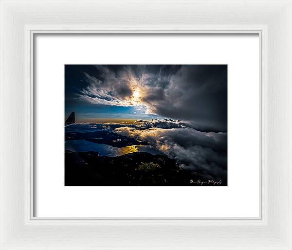 Clouds in the sky - Framed Print