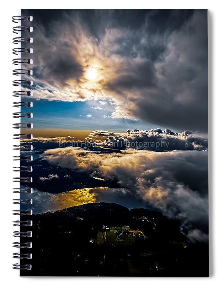 Clouds in the sky - Spiral Notebook