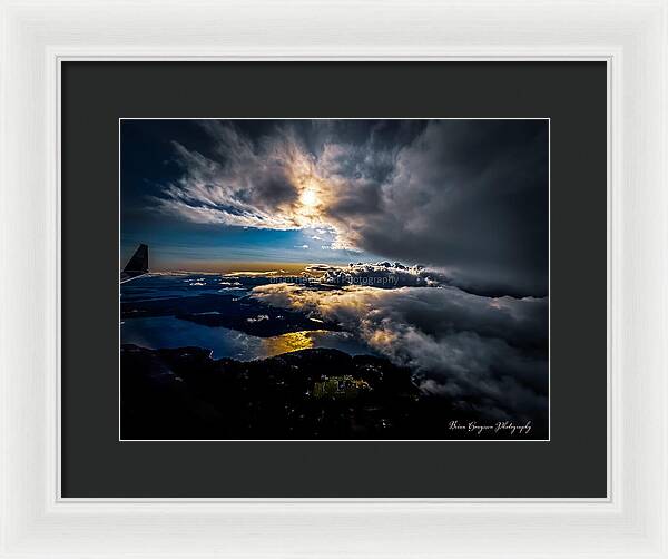 Clouds in the sky - Framed Print