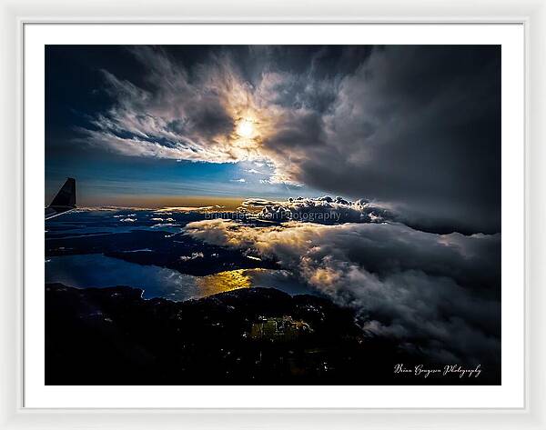 Clouds in the sky - Framed Print