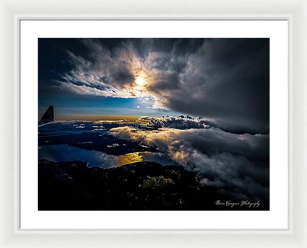 Clouds in the sky - Framed Print