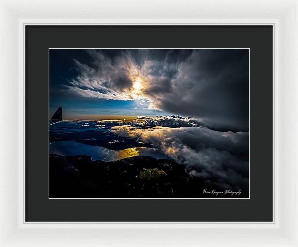 Clouds in the sky - Framed Print