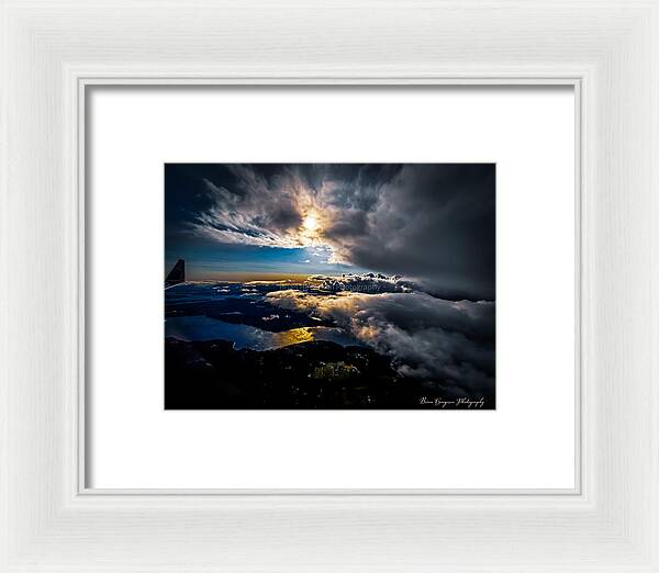 Clouds in the sky - Framed Print