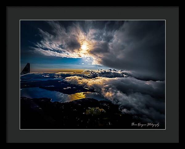 Clouds in the sky - Framed Print