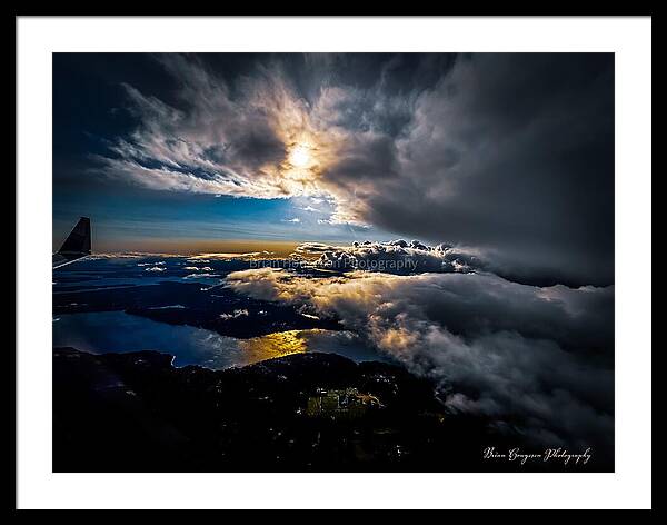 Clouds in the sky - Framed Print