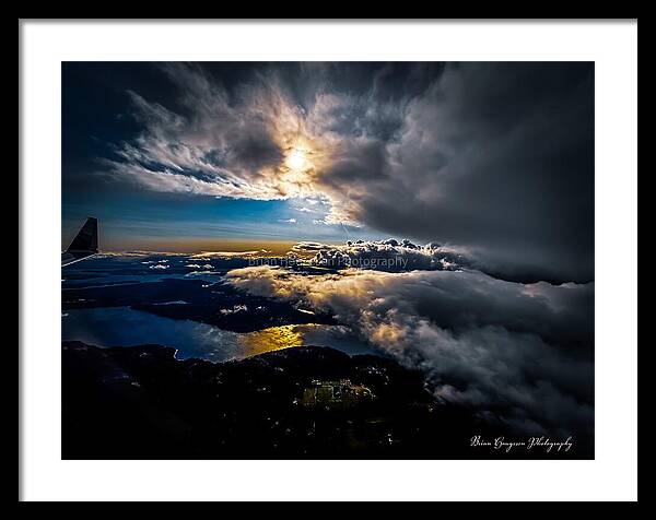Clouds in the sky - Framed Print
