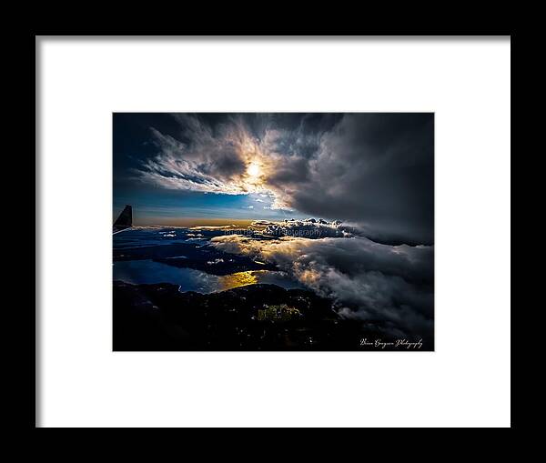Clouds in the sky - Framed Print