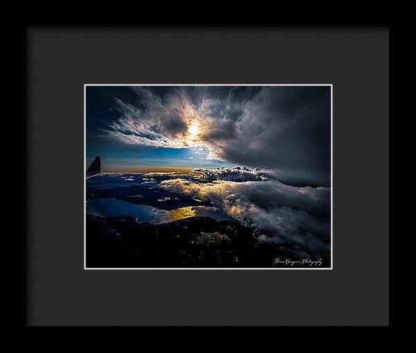 Clouds in the sky - Framed Print