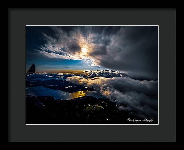 Clouds in the sky - Framed Print