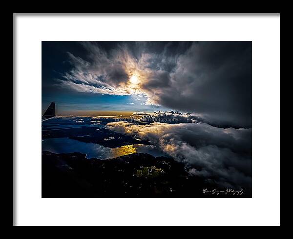 Clouds in the sky - Framed Print